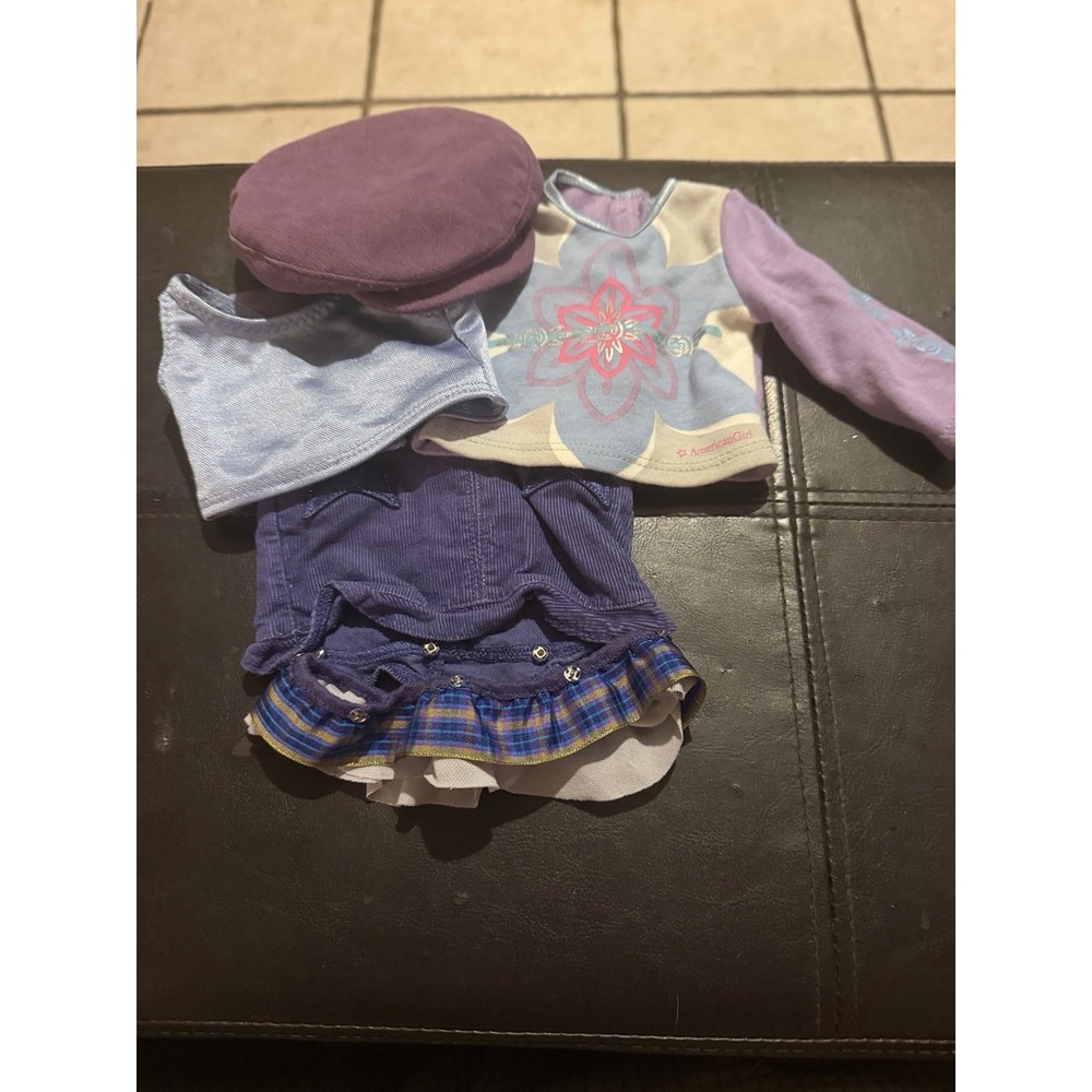 American Girl Doll Mismatch Outfit With Hat